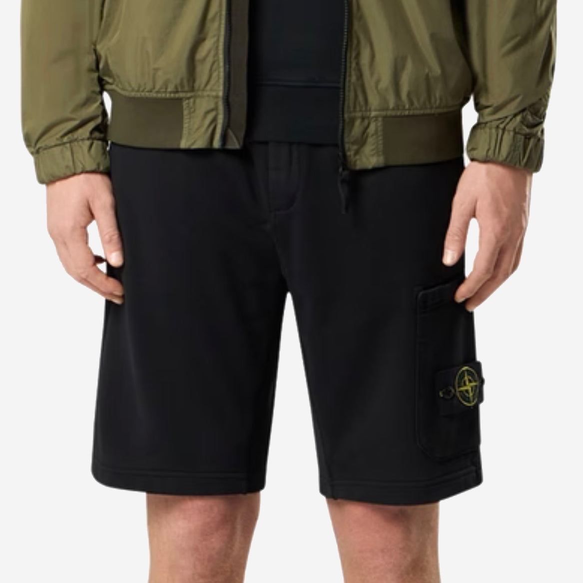 Stone Island 6200011 Organic Cotton Fleece Shorts