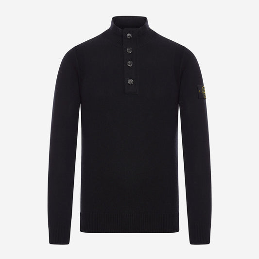 Stone Island Buttoned Wool Knitwear