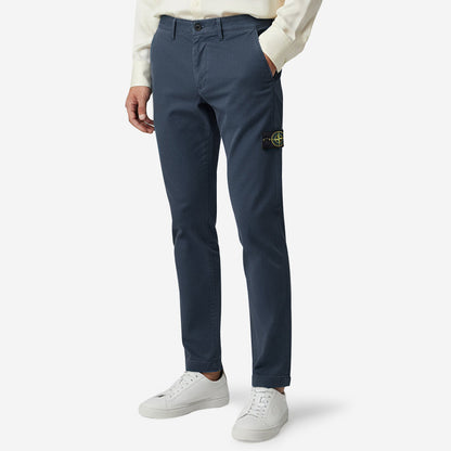 Stone Island 3100052 Organic Cotton Stretch Broken Twill Old Effect Trouser