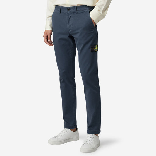 Stone Island 3100052 Organic Cotton Stretch Broken Twill Old Effect Trouser