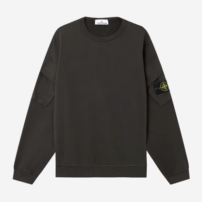 Stone Island Brushed Organic Cotton Fleece Sweatshirt