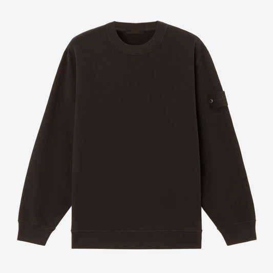 Stone Island Ghost Stretch Cotton Fleece Crewneck Sweatshirt