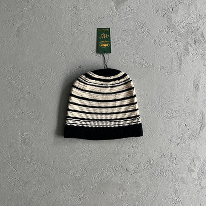 CORTEIZ Striped Cold Hat - White/Black