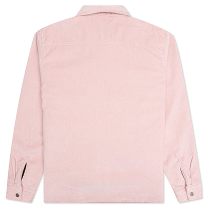 Cord Quilted Overshirt - Washed Pink