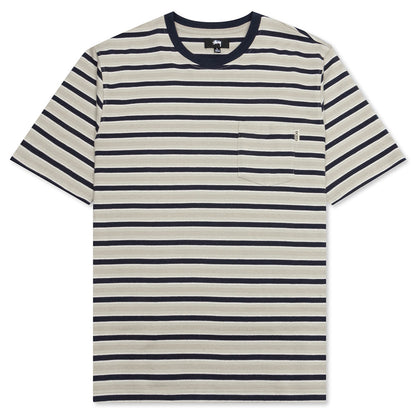 Griffin Stripe Crew - Khaki