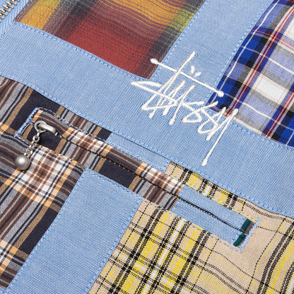 Madras Patchwork Zip Jacket - Plaid