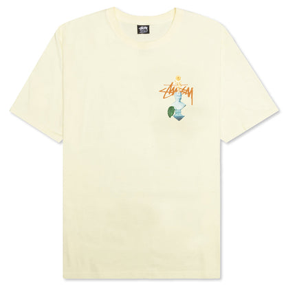 Psychedelic Tee - Pale Yellow