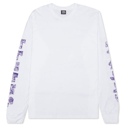 Sculptures L/S Tee - White