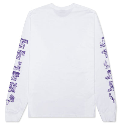 Sculptures L/S Tee - White