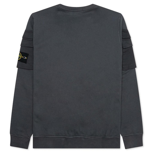 Stone Island Pocket Sweatshirt - Lead Grey
