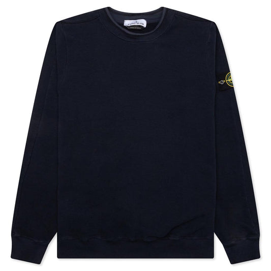 Stone Island Brushed Sweatshirt - Navy Blue