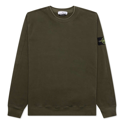 Stone Island Brushed Sweatshirt - Olive
