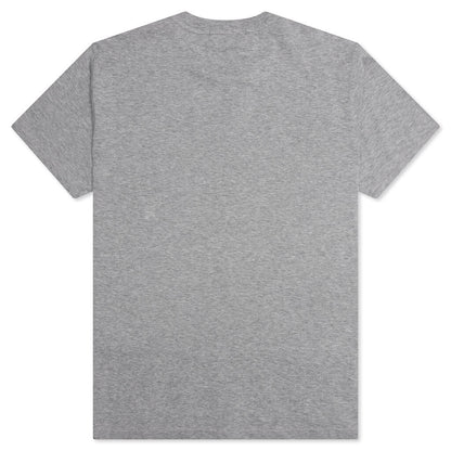 Stone Island Compass Patch Logo S/S T-Shirt - Melange Grey