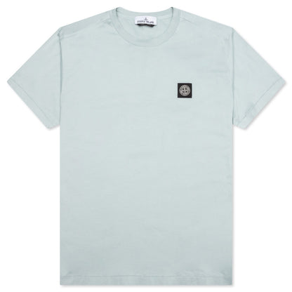 Stone Island Compass Patch Logo S/S T-Shirt - Sky Blue