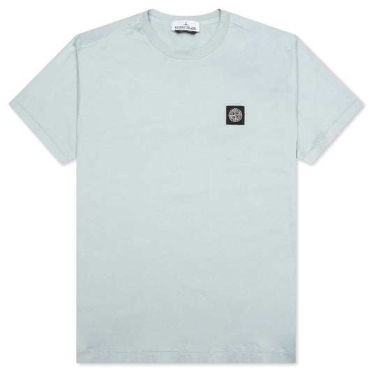 Stone Island Compass Patch Logo S/S T-Shirt - Sky Blue