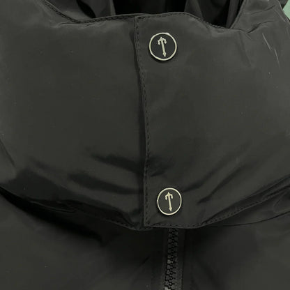 Trapstar Hyperdrive Detachable Hooded Puffer Jacket - Triple Black