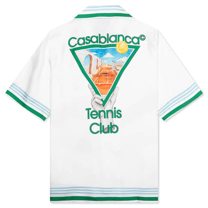 Tennis Icon S/S Cuban Collar Shirt - Metaphysical
