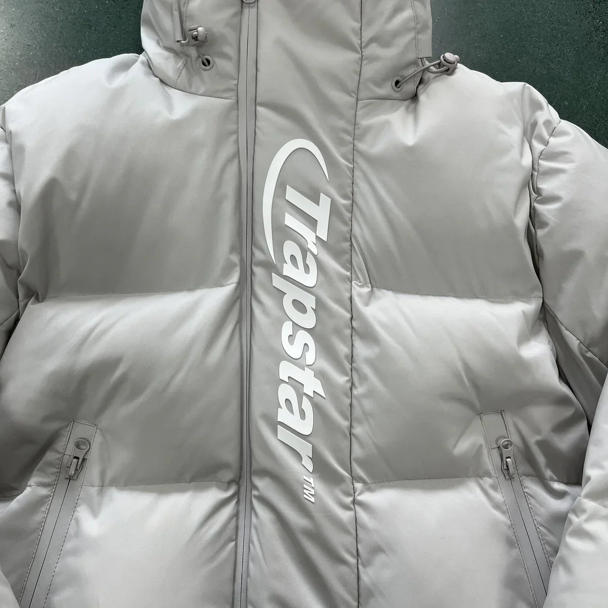 Trapstar Hyperdrive Technical Puffer Jacket - Light Grey