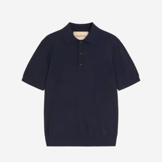 Valentino Garavani Vlogo Signature Wool Polo Knitwear