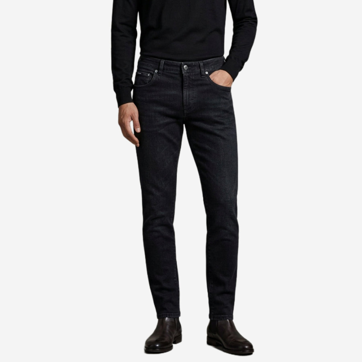 Dolce & Gabbana Embroidery Slim Fit Jean