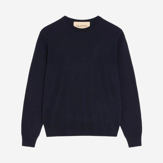 Valentino Garavani VLogo Embroidery Wool Knitwear
