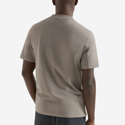 Brunello Cucinelli Cotton Jersey Logo Crew Neck T-Shirt