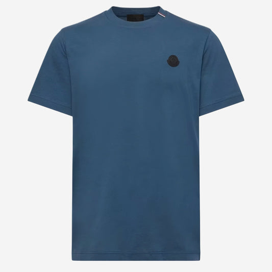 Moncler Logo Web Neck Cotton T-Shirt