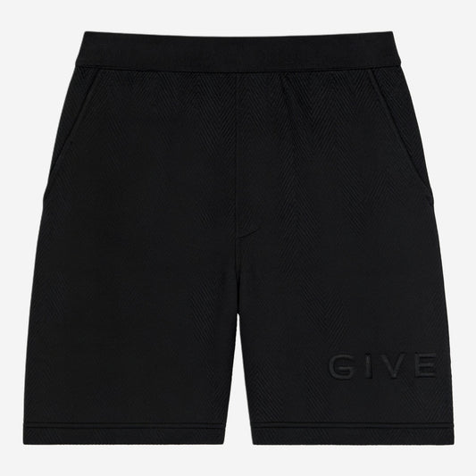 Givenchy Herringbone Jacquard Bermuda Shorts