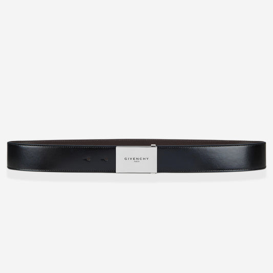 Givenchy Label Reversible Leather Belt