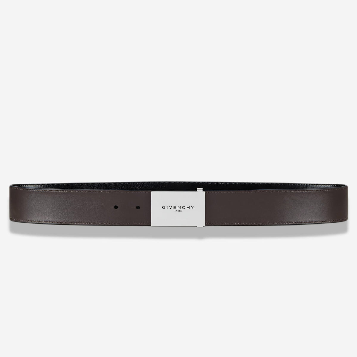 Givenchy Label Reversible Leather Belt