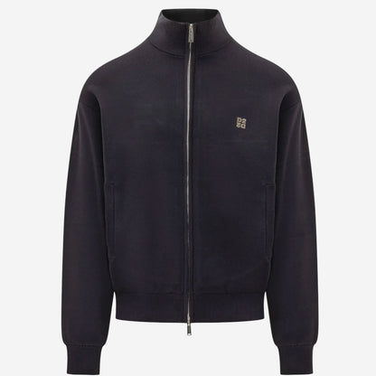 Dsquared2 Metal Logo Zip-Up Cardigan