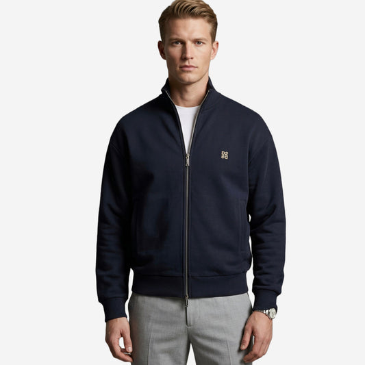 Dsquared2 Metal Logo Zip-Up Cardigan