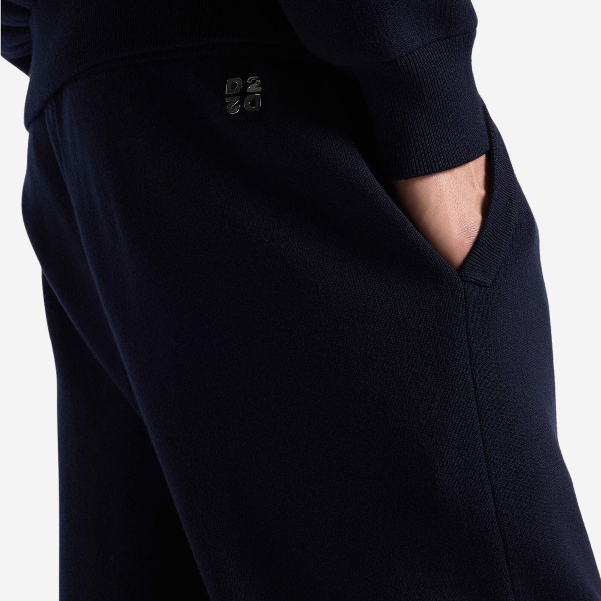 Dsquared2 Metal D2 Upside Down Knit Pant