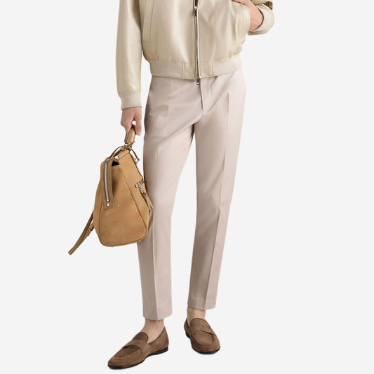 Dolce & Gabbana Cotton Stretch DG Logo Trousers