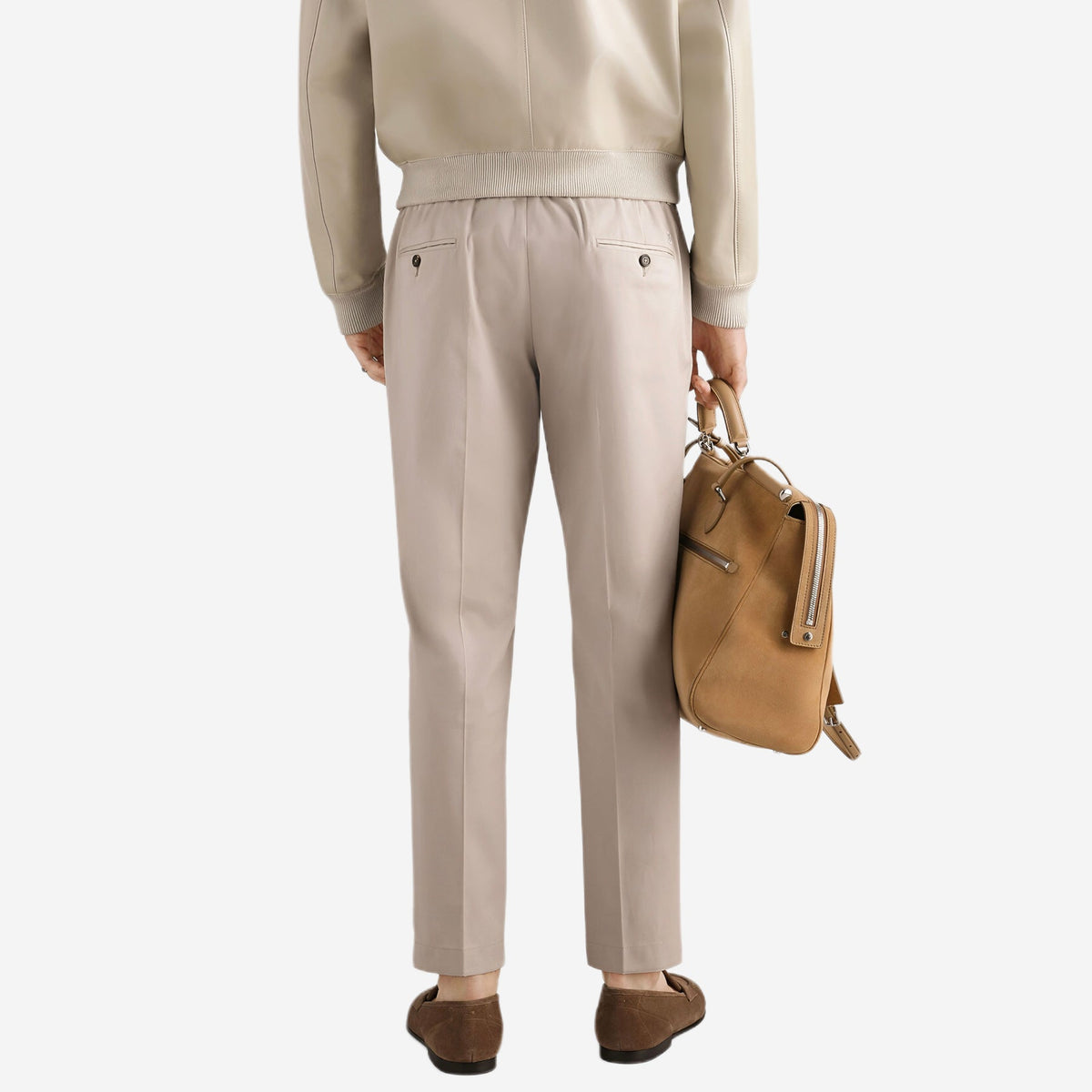 Dolce & Gabbana Cotton Stretch DG Logo Trousers