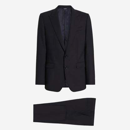 Dolce & Gabbana Single-Breasted Martini Light Wool Gabardine Suit