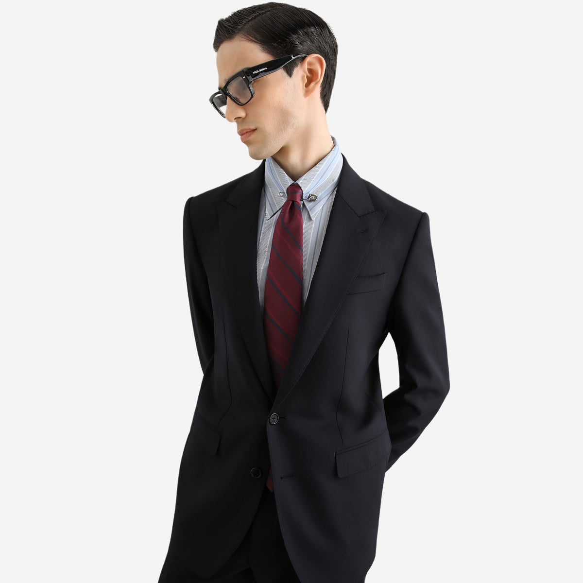 Dolce & Gabbana Single-Breasted Martini Light Wool Gabardine Suit