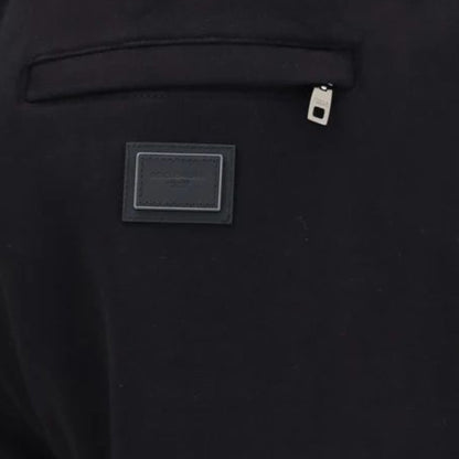 Dolce & Gabbana New Logo Plate Blue Jogging Pants