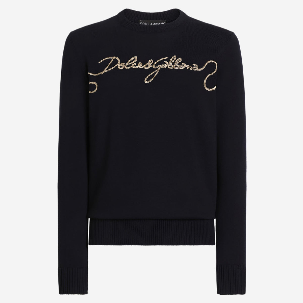 Dolce & Gabbana Smooth Embroidery Knitwear