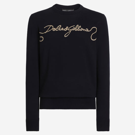 Dolce & Gabbana Smooth Embroidery Knitwear