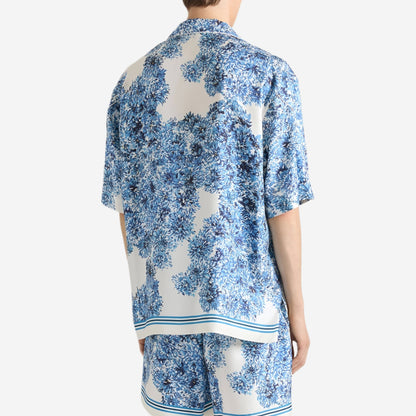 Givenchy Couture PomPom Seam Silk Shirt