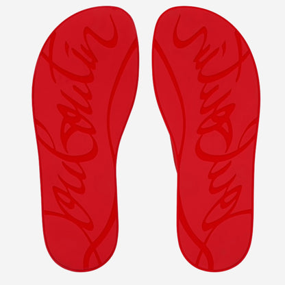Christian Louboutin Summer Flat Rubber Thong Sandal