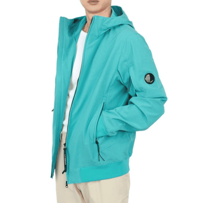 CP Company Shell Jacket - Tile Blue Castmark
