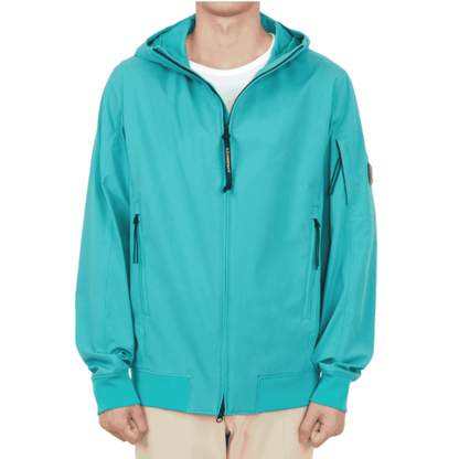 CP Company Shell Jacket - Tile Blue Castmark