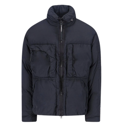 CP Company Chrome Down Jacket - Black Castmark