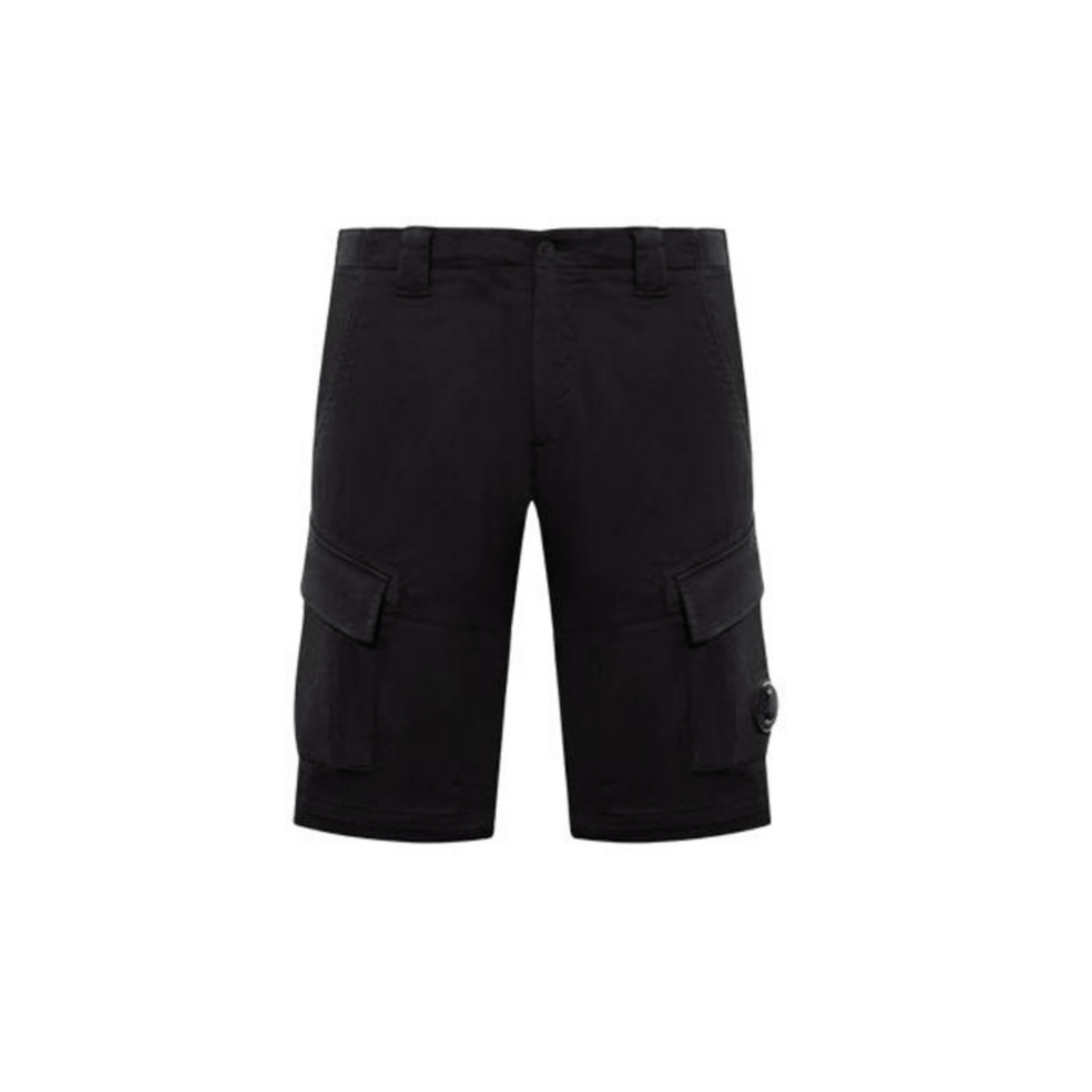 CP Company Cargo Shorts - Black Castmark