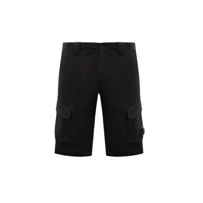 CP Company Cargo Shorts - Black Castmark