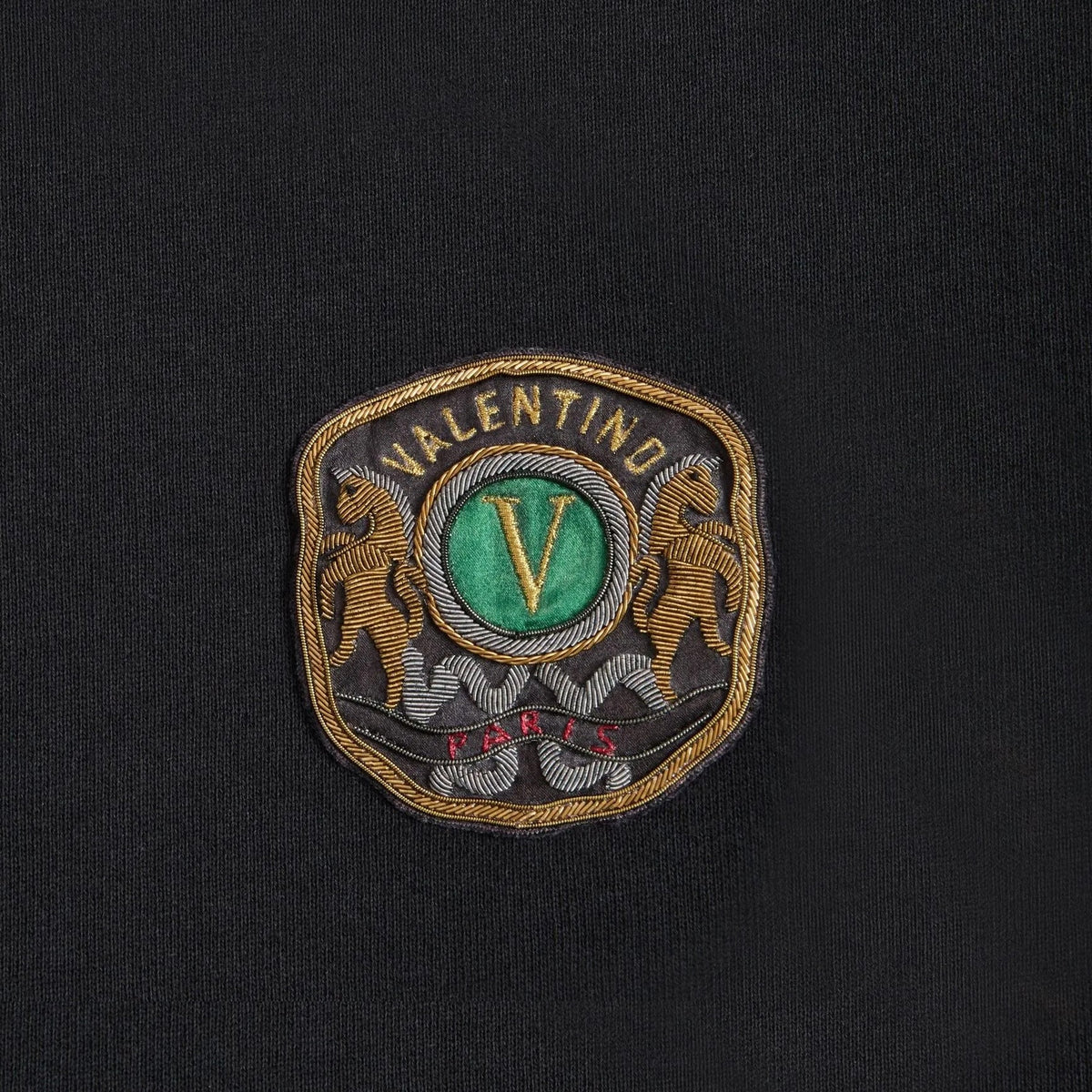 Valentino Garavani Embroidered Patch Sweatshirt