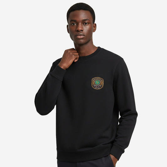 Valentino Garavani Embroidered Patch Sweatshirt