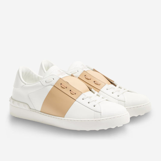 Valentino Garavani Calfskin Open Sneaker
